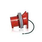 Leviton 430B7WLEV Entrée broche et manchon 30A - Rouge