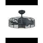 Ventilateur de plafond 23" Kendal Lighting Enclave Led AC17723L-NI 6W 7-lames fer naturel