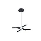 Suspendu LED Kendal Lighting Stykx PF196-BLK-CH 32W Noir