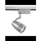 Tête d'éclairage sur rail basse tension Kendal Lighting TL7201-SN 50W nickel satiné 1-tête