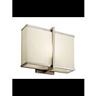 Applique murale à LED Kichler Rigel 10421SNLED 1-lumière 16W nickel satiné
