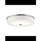 Plafonnier à LED Kichler 10886NILED 1-lumière 34W nickel brossé