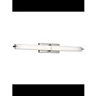 Luminaire de vanité linéaire à LED Kichler 11147NILED 1-lumière 23W nickel brossé