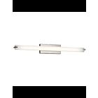 Luminaire de vanité linéaire à LED Kichler 11150NILED 1-lumière 23W nickel brossé