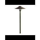 Luminaire de sentier à dôme Kichler 15310CBR 1-Lumière 16.25W laiton
