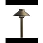 Luminaire de sentier à dôme étagé court Kichler 15821CBR30 5W laiton