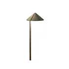 Luminaire de sentier LED à montage latéral Kichler 15827CBR30 3-Lumières 6W laiton