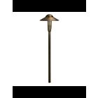 Luminaire de sentier à dôme Kichler 15870CBR27 3.00W laiton