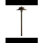 Éclairage de sentier Kichler 15880CBR27 3-Lumières 3.00W laiton