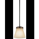 Mini suspendu Kichler Hendrik 1687OZ 1-lumière 100W vieux bronze
