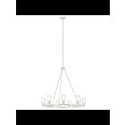 Lustre à 1 étage Kichler Circolo 2346NI 9-lumières 60W nickel brossé