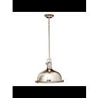 Suspendu Kichler Hatteras 2666PN 1-lumière 150W nickel poli
