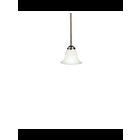 Mini suspendu Kichler Dover 2771NI 1-lumière 100W nickel brossé