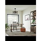 Lustre avec ventilateur Kichler Cavelli 300040SNB bronze naturel satiné