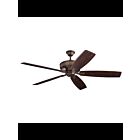 Ventilateur de plafond Kichler Monarch 300206TZ tannerie bronze