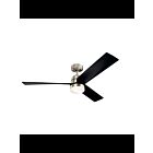 Ventilateur de plafond Kichler Spyn 300275NI 17 Watt nickel brossé