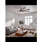 Ventilateur de plafond Kichler Gentry 300285WZC 17 Watt zinc patiné
