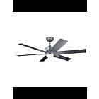 Ventilateur de plafond Kichler Szeplo 300300WSP 17 Watt revêtement en poudre d'acier patiné