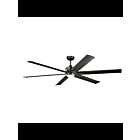 Ventilateur de plafond Kichler Szeplo 300301SBK 17 Watt satin noir