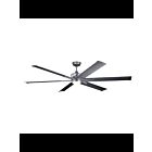 Ventilateur de plafond Kichler Szeplo 300301WSP 17 Watt revêtement en poudre d'acier patiné