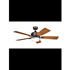 Ventilateur de plafond Kichler Leeds 300457OBB 17 Watt bronze brossé à l'huile