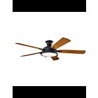 Ventilateur de plafond Kichler Hatteras Bay 310017DBK noir en détresse