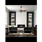 Ventilateur de plafond Kichler Lydra 310073DBK noir en détresse