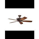 Ventilateur de plafond Kichler Monarch 310103WCP revêtement en poudre de cuivre patiné