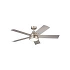 Ventilateur de plafond Kichler 310126NI Nickel brossé
