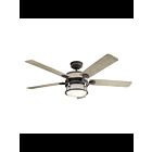 Ventilateur de plafond Kichler Ahrendale 310170WZC 17 Watt zinc patiné