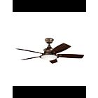 Ventilateur de plafond Kichler Cameron 310204WCP revêtement en poudre de cuivre patiné