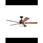 Ventilateur de plafond Kichler Lyndon 310240OZ bronze ancien
