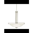 Suspendu inversé Kichler Eileen 3299NI 4-lumières 150W nickel brossé