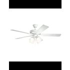 Ventilateur de plafond Kichler 330016MWH blanc mat
