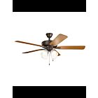 Ventilateur de plafond Kichler 330016SNB bronze naturel satiné