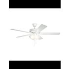 Ventilateur de plafond Kichler 330017MWH blanc mat