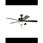 Ventilateur de plafond Kichler 330017SBK satin noir