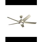 Ventilateur de plafond Kichler Kapono 330089NI nickel brossé