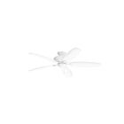 Ventilateur de plafond 52" Kichler 330164MWH 30W 5-lames blanc mat