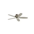 Ventilateur de plafond de patio 52" Kichler 330165NI 59W 5-lames nickel brossé