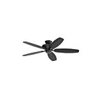 Ventilateur de plafond de patio 52" Kichler 330165SBK 59W 5-lames satin noir