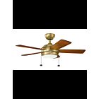 Ventilateur de plafond Kichler Starkk 330171NBR 17 Watt laiton naturel