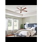 Ventilateur de plafond Kichler Bowen 330242NI nickel brossé
