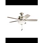 Ventilateur de plafond Kichler Terra 330347NI nickel brossé