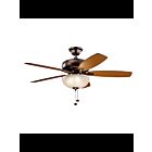 Ventilateur de plafond Kichler Terra 330347OBB bronze brossé à l'huile