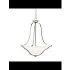 Suspendu inversé à LED Kichler Langford 3384NIL18 3-lumières 10W nickel brossé