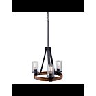 Mini Chandelier Kichler Barrington 34687 3-lumières 60W noir vieilli
