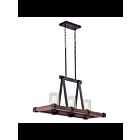 Suspendu pour îlot Kichler Barrington 34688 3-lumières 60W noir vieilli