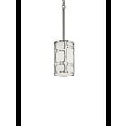 Suspendu Kichler Sabine 34711 1-lumière 60W nickel brossé