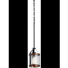 Mini suspendu Kichler Barrington 34808 1-lumière 60W noir vieilli